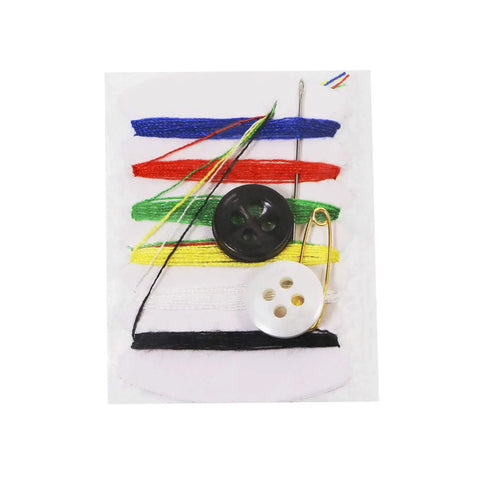 On The Go Travel Sewing Kit For Quick Fixes With Needles Threads Buttons And Safety Pin Emergency Repair Set