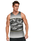 Men's Quick Dry Tank Top And Sleeveless Tee Crafted From Moisture Wicking Fabric With Lightweight Breathable gym shirt, loose fit, sizes S to XXL.