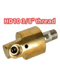 Brass 360 Degree Rotation Union Right-Thread 3/8 Inch Swivel Joint For Tight Spaces, Heavy-Duty, Leak-Resistant, Smooth Flow Connector For Plumbing, Hydraulic, And Fluid Transfer, HD10 3/8 thread