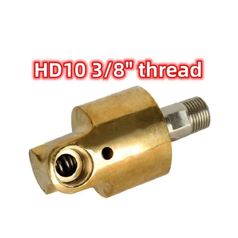 Brass 360 Degree Rotation Union Right-Thread 3/8 Inch Swivel Joint For Tight Spaces, Heavy-Duty, Leak-Resistant, Smooth Flow Connector For Plumbing, Hydraulic, And Fluid Transfer, HD10 3/8 thread