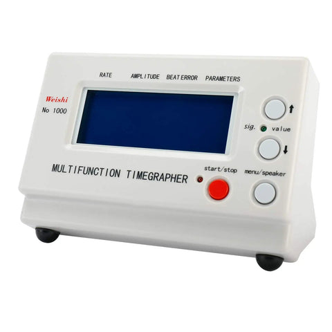 Multifunction Watch Timing Machine Timegrapher with Auto Rate Amplitude Beat Error Readouts and LCD Display