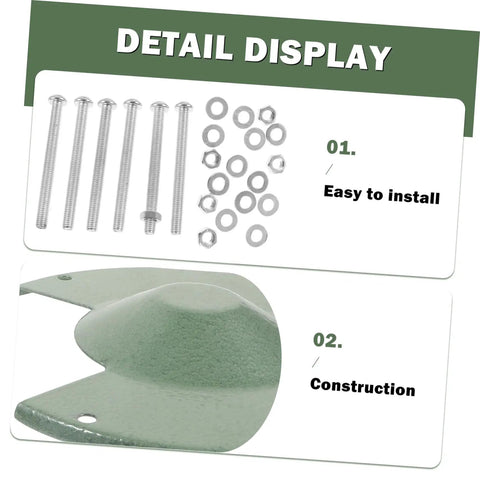 Hardware and green iron part for Angle Grinder Wheel Guard Protector Easy Install Safety Shield For Grinding Machines Pro Grade Wheel Cover