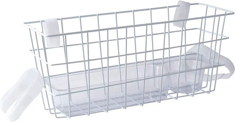 Durable Walker Basket With Built In Cup Holder And Tray For Folding Walkers, Quick No Tools Needed Install, Secure Storage