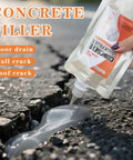 High Caliber Concrete Crack Filler And Quick Set Cement Sealant Waterproof Outdoor Caulk For Driveways in use on a crack.