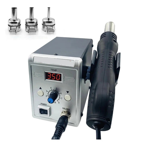 2 In 1 700W Soldering Iron Station With Hot Air Gun For Rework And SMT Welding LED Digital Display Adjustable Temperature
