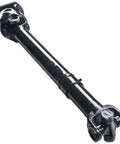 Heavy Duty Front Drive Shaft Support Bracket For Dodge W200 W250 W300 W350, black metal construction with universal joints.