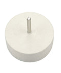 Heavy Duty Compressed Wool Felt Polishing Wheel Made For Cerium Oxide Glass Buffing And Optics Polish With A Tough As Nails Grip, 75mm.