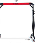 Adjustable Gantry Crane 1 Ton Portable Hoist Frame For Shop Warehouse And Garage Heavy Duty Lifting Gantry With Trolley