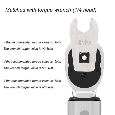 Rock Solid 8MM Disc Brake Spanner made of precision steel for bike maintenance, showcasing torque recommendations on tool head.