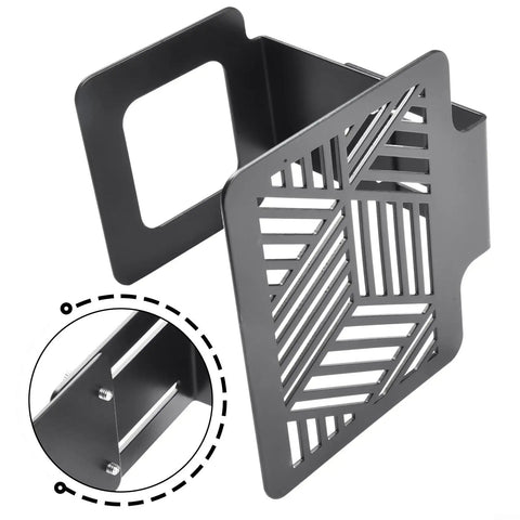 Hassle Free Adjustable Stainless Steel Coffee Weighing Rack For Electronic Scale Elevated Platform Waterproof Extraction Stand Compact Barista Prep Station That Is Straight Fire with geometric pattern design.