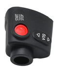 Start Stop Kill Switch Button Housing For SeaDoo GSX SPX XP RX Limited 1996 And Up Ride Ready Replacement Kit With 278000427 278000501 278001115 Start Stop Switch Button, black plastic housing with red start stop button