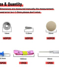 65 Set Car Roof Headliner Repair Kit With 262 Pcs Auto Roof Snap Rivets Retainer For Interior Ceiling Cloth Fixing Buckle