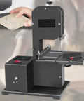 Hardcore Mini Band Saw Featuring Knockout 800W Pure Copper Motor 70Mm Cut Height 90Mm Throat With Tilted Metal Table For Smooth Wood And Foam Projects Right In Your Shop.
