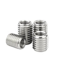 Beefed Up Heavy Duty Self Tapping Threaded Inserts Kit 30 Pcs M2 304 Stainless Steel Thread Repair Sleeve Reducer Male To Female For Aluminum Plastic Electronics Automotive And Industrial Use, M2 inserts