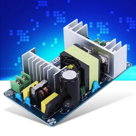 Top Shelf High Power Switching Power Supply Module 180W AC DC 36V 5A Heavy Duty Industrial Power Adapter circuit board with heat sinks.