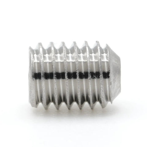 Top Shelf Replacement Set Screws Snug Fit For Delta Rp25620 Faucet Hardware Kit heavy duty metal fasteners close-up view of stainless steel screw