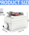 Emergency Stop Button 10A 660V 1NO 1NC IP67 Waterproof Push Lock Switch For Industrial Machinery No Nonsense Heavy Duty Momentary To