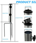 Removable Portable Umbrella Base With Four Leg Beach Sand Anchor dimensions and features overview