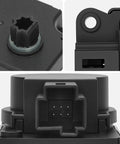 Close-up of Chevy Colorado And GMC Canyon 2015 2022 HVAC Air Door Actuator Replacement with connector and mounting details.