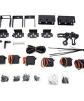 Versatile 6DOF Robotic Arm Kit With Servo Motor Manipulator And Aluminum Arm Components For Hands On Learning Educational Robot Parts And A Flexible Robotic Claw For Creative Projects, 6 servos, aluminum parts