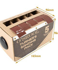 Sanding Strip Kit With Dispenser, 5 Grit Range 150 240 320 400 600 Rolls for woodturning and woodworking, product box view