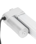 Slick 12V Linear Actuator With Integrated Limit Switch, showing silver motor and connection for electric beds and recliners.