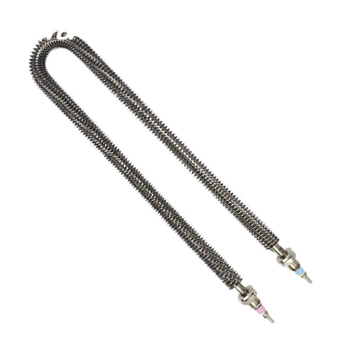 Heavy Duty Stainless Steel Electric Finned Tubular Heater U Shaped Air Fin Heating Coil 220 Volt 1000 Watt detailed view