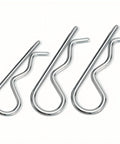 R clips from Heavy Duty Adjustable Clevis Pin Kit With Seven Sixteenth By Two And A Half Inch Zinc Steel Pins Eight Hole Design