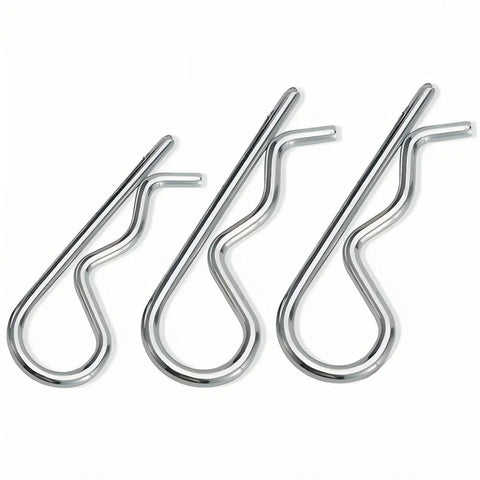 R clips from Heavy Duty Adjustable Clevis Pin Kit With Seven Sixteenth By Two And A Half Inch Zinc Steel Pins Eight Hole Design