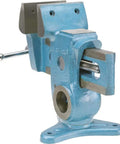 Parrot Vise D3125 Heavy Duty Tabletop Vise For Woodworking Precise Locking With Quick Release Benchtop Mount Blue Metallic Finish Built For DIY Projects Crafting Sessions And Small Woodworking Tasks, blue metal benchtop vise with quick-release handle and jaw screw