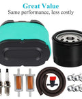 All In One Air Filter And Oil Filter Tune Up Kit For John Deere D170 Z425 Lawn Mower Replaces MIU11515 696854 792105 407777 445877