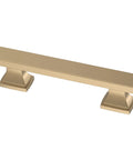 Champagne bronze cabinet handle from 10 pack, 3 inch 76mm center to center, traditional drawer pull for kitchen cabinets and dressers.