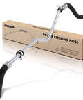 Power Steering Reservoir Hose Assembly For Volkswagen Jetta 2011 To 2013 2 Point 5L Passat 2012 To 2014 Beetle 2012 To 2014 Reservoir To Pump Direct Fit Leakage Free Replacement, shown with packaging