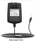 Beefy Replacement AC Power Adapter for Casio CDP-130 Digital Pianos Including CDP-130BK and CDP-130SR with 76-inch cable