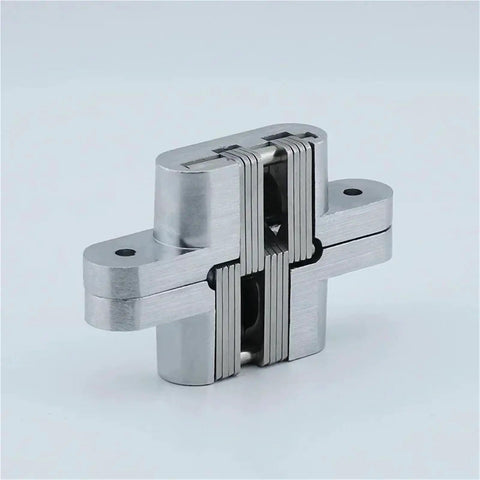 Premium Tough As Nails Heavy Duty Concealed Door Hinge Smooth 180 Degree Swing visible stainless steel design with precision.