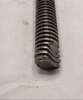 Heavy Duty Acme Lift Rod And Nut Replacement For Square Frame Jacks showing threaded rod with worn acme threads.