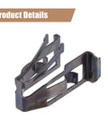 2 Pack Black Iron Sun Visor Cap Clip Retainer Part Number 74336 52010 shown with product details