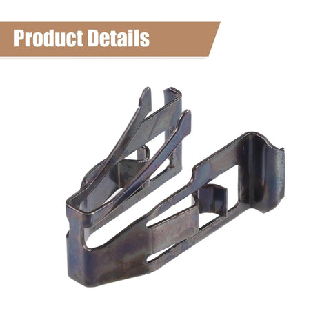 2 Pack Black Iron Sun Visor Cap Clip Retainer Part Number 74336 52010 shown with product details