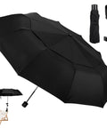 Beat The Heat All Day Chair Umbrella With Universal Clamp Portable Canopy Sunshade 360 Degree Swivel UPF 50 Plus UV Protection black umbrella setup