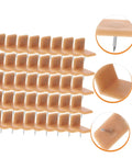 Slick Glide Furniture Slider Pads Two Hundred Pack For Hardwood Floors, heavy grade plastic glides, easy setup for furniture.
