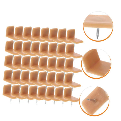 Slick Glide Furniture Slider Pads Two Hundred Pack For Hardwood Floors, heavy grade plastic glides, easy setup for furniture.