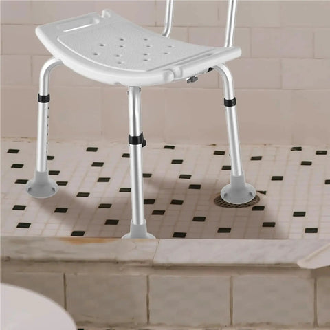 12 Piece Nonslip TPR Shower Chair Foot Pads Replacement Feet Waterproof For Adult Bath Chairs And Stools Easy Slip On Leg Covers