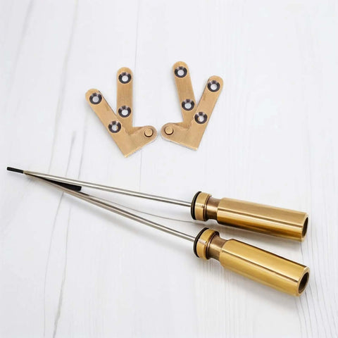 Bronze Hidden Pivot Door Hinges 2 Pack Heavy Duty Hardware With Vertical Shaft For Secret Doors Windows And Cabinets Quiet