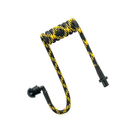 Braided Nylon Acoustic Coil Tube Replacement For Radio Earpiece Universal Walkie Talkie Earpiece Tube With Colorful Knit Design