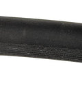 Dorman 926-391 4WD actuator vacuum check valve, side view, black plastic elbow with straight shaft.