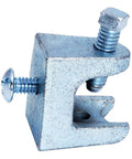 Fifty Pack Hella Tough I Beam Clamps For Securing Fire Extinguishers Without The Drill Hassle Includes All Necessary Screws Dead Simple Snap On Setup Straight Up Dependable Gear In Silver clamp with screws