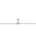Top Shelf Smart Ceiling Fan Indoor Outdoor With Eight Heavy Duty Titanium Blades 120 Inch Span shown from below with sleek design.