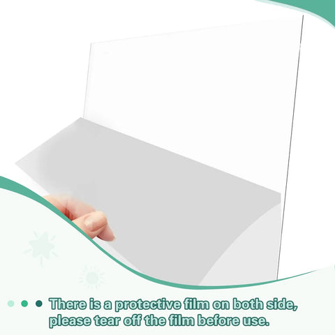 Image showing protective film being peeled off part of the Golf Ball Display Case With EVA Foam Protection Wall Mount Or Desktop Shadow Box Holds Up To 15 Balls For Collectors Velvet Lined Non Reflective Backdrop Durable MDF Frame With A Sleek Dope Modern Look.