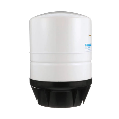 Super Reliable Heavy Duty Ten Gallon White Metal Water Storage Tank Pre Pressurized With Polypropylene Liner And Stand Perfect For Reverse Osmosis Ro Systems Boost Your Home Water Supply