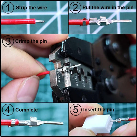 Elite Xh 2.54 mm Connector Kit Includes Snappy Female Housing Male Pin Headers 250 Pieces Plus Twenty Wire Ribbon Cable And Heat Shrink Tube To Help You Gonna Wire Up Any Diy Tech Build With Zero Headaches And Pure Ease